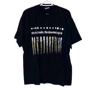 NINE INCH NAILS NIN Men’s Vintage 1994 Downward Spiral Shirt Rare Like New XL